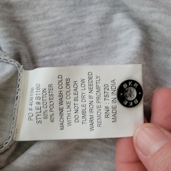 Mens BKE medium henley - Picture 3 of 4